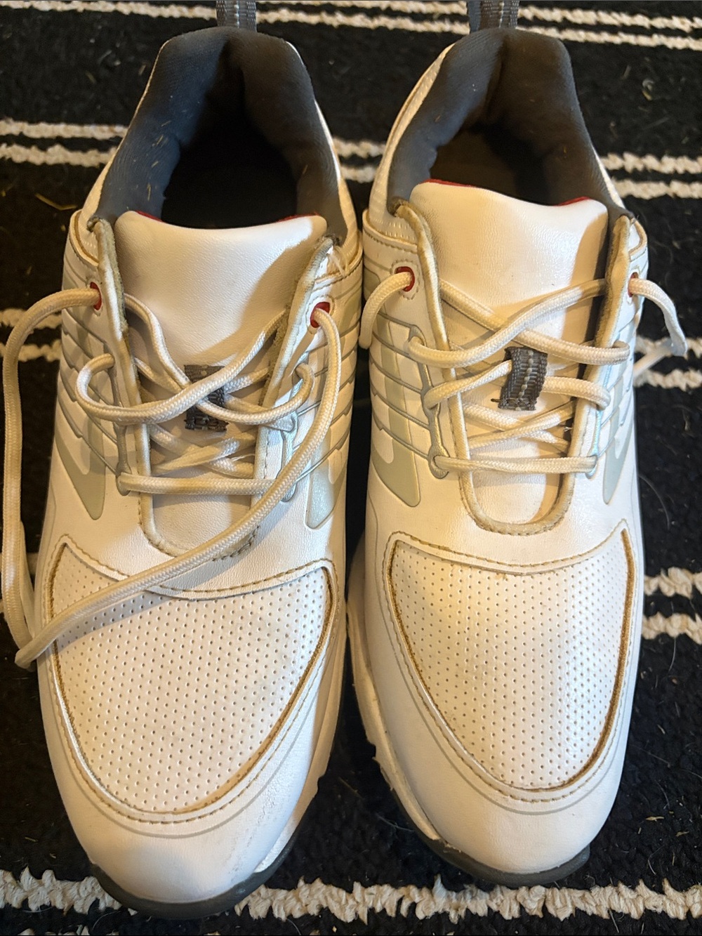 FootJoy White Athletic Lace-Up Golf/Walking Shoes